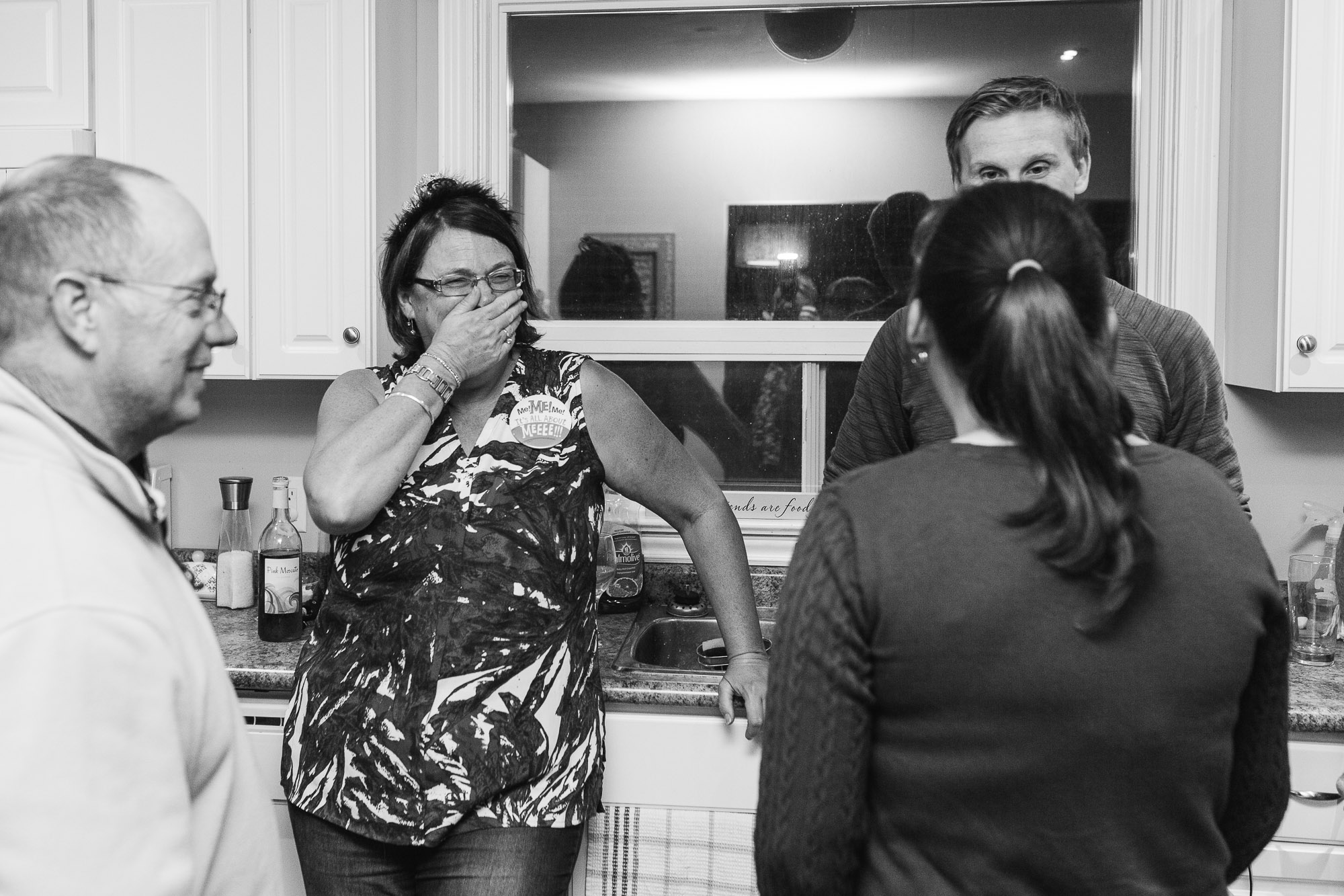 laughing birthday girl