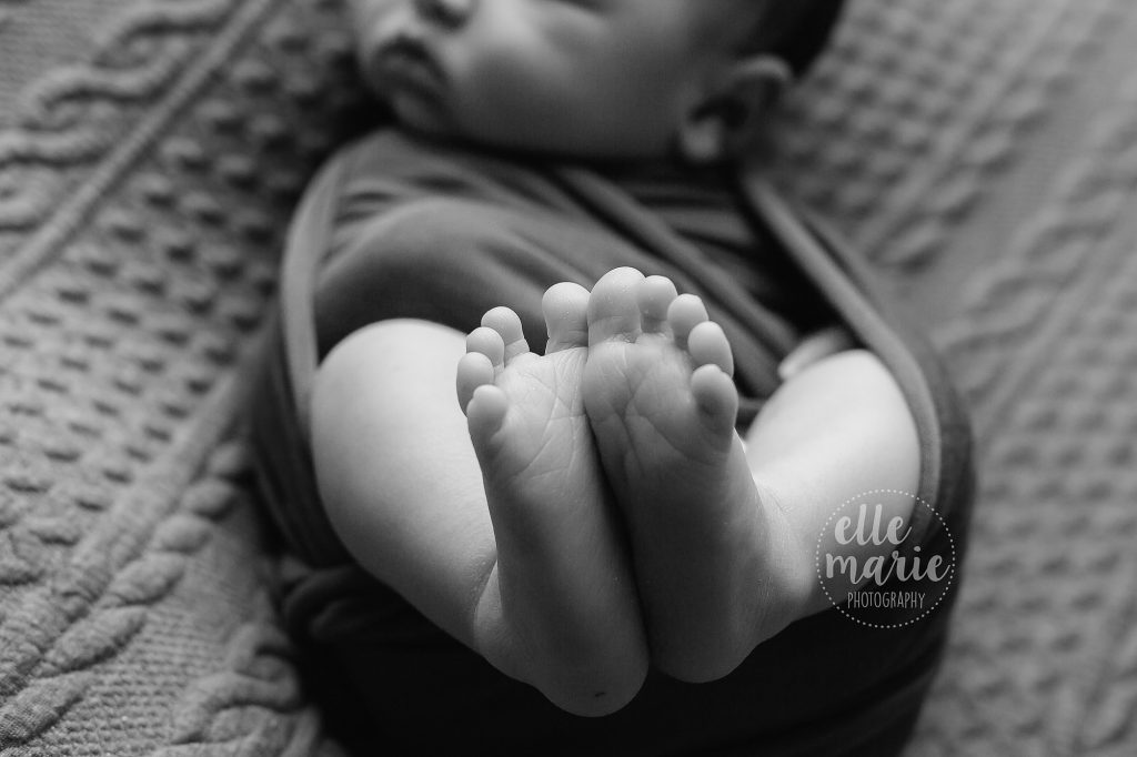 close up of feet in black and white