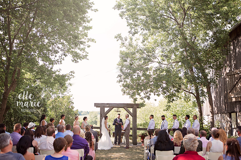 century barn wedding